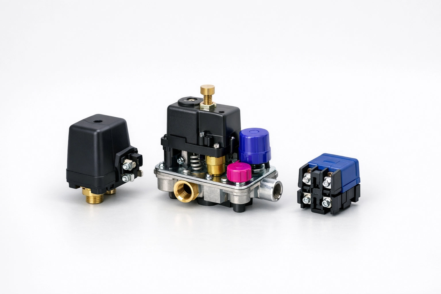 Pressostati e contattori per compressore