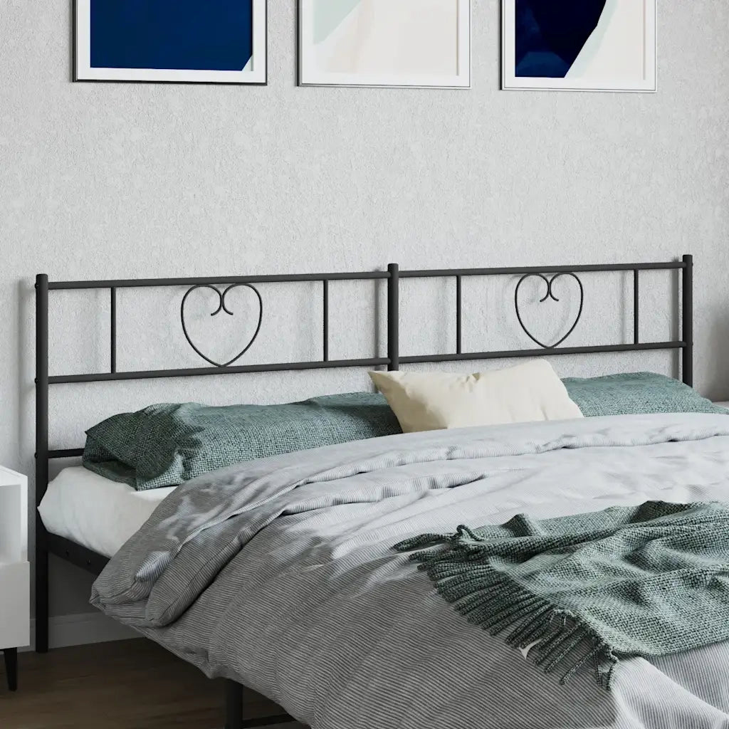 Testiera di Ricambio in Metallo Nero 200 cm 355501