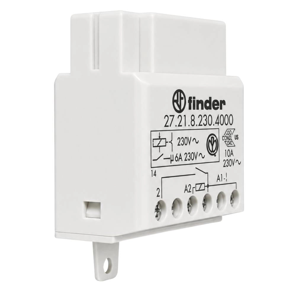Relè ad impulsi unipolare 10a 230v ac finder serie 27