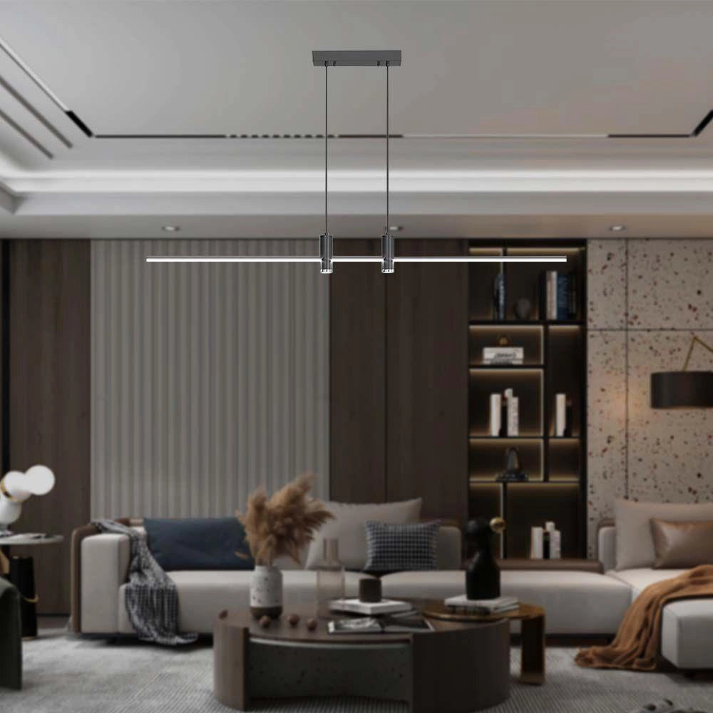 Lampada a sospensione LED 4000K Ø80cm nera V-TAC VT-7827