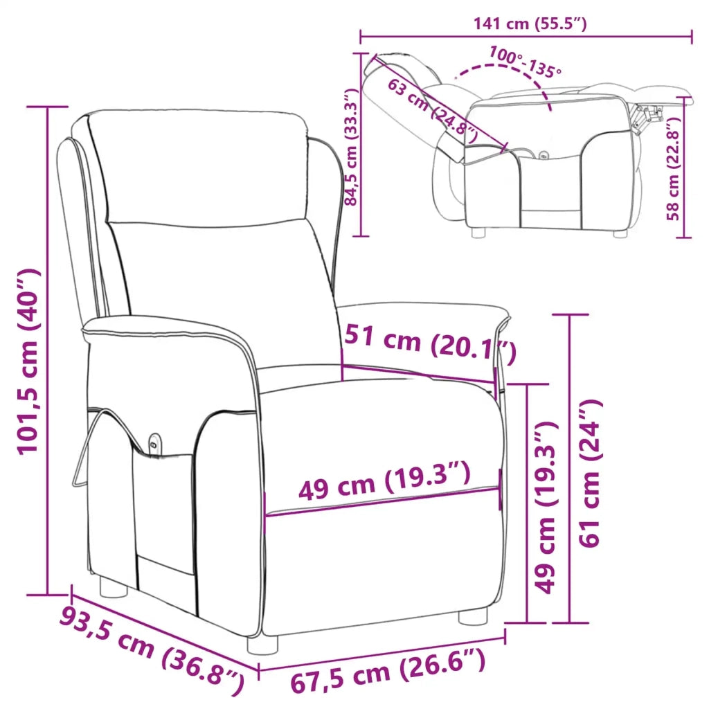 Sedia da massaggio Nero 93.5 x 67.5 x 101.5 cm Tessuto 348351