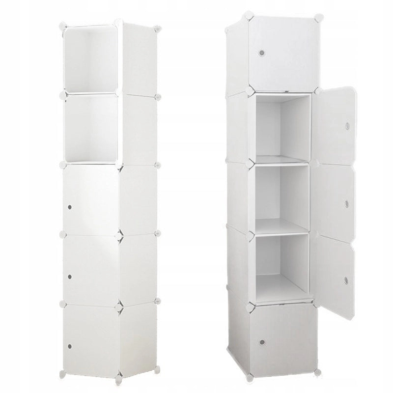 Scaffale a Colonna Modulare 185x39x37 cm Ideale per Vestiti e Accessori