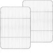 Grande raffreddatore per torte forno rostiera in acciaio inossidabile - bruciare cuocere grigliare raffreddare - salutare sostenibile - resistente forno lavastoviglie - 415 x 29 x 2 cm