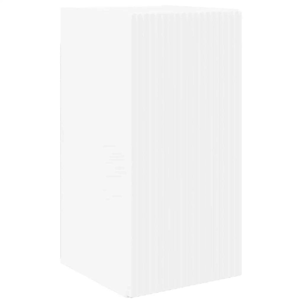 Set mobile TV 4 pcs Bianco Legno multistrato