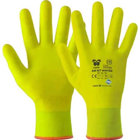 GUANTO PROFESSIONALE INVERNALE 'AIR NIT WINTER' NERI Tg. 9 - 12 paia- NERI
