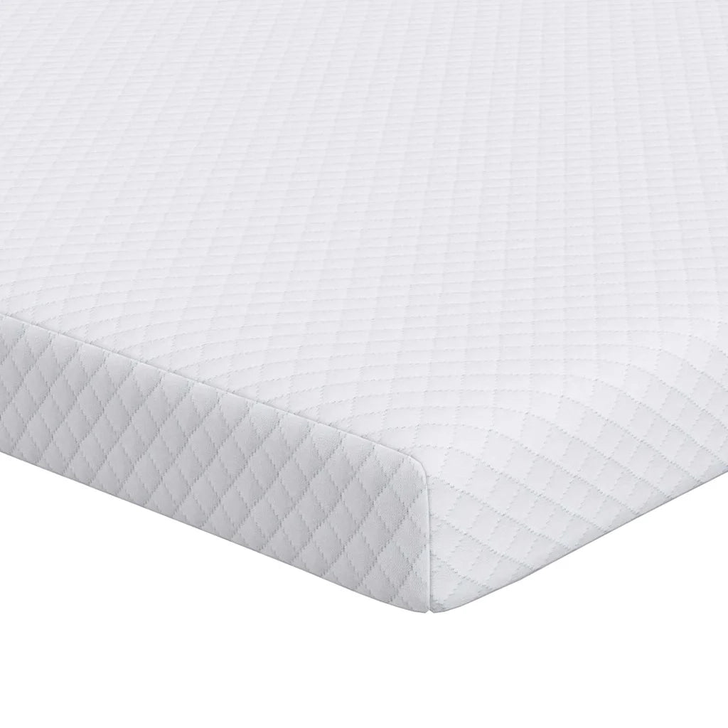 Topper per materasso Bianco 140 x 200 cm Tessuto Jacquard 4106238