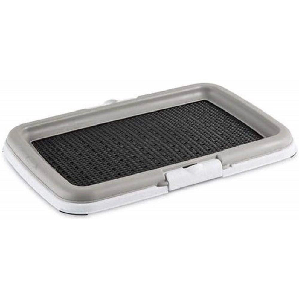 Trade Shop - Dog Toilette Cani Lettiera Puppy Training Wc Lavabile 3 Livelli Bisogni 39x59x5cm Torretta -