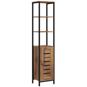 Colonna Bagno Industriale ¨C Zephmum ¨C Marrone Rustico 3 Ripiani Regolabili