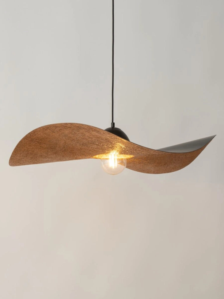 Lampada a sospensione Kapello nero rame Ø76 E27 Sigma