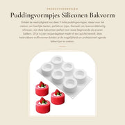 Set di 9 forme per dolci in silicone - 29,4 x 17 x 4,3 cm
