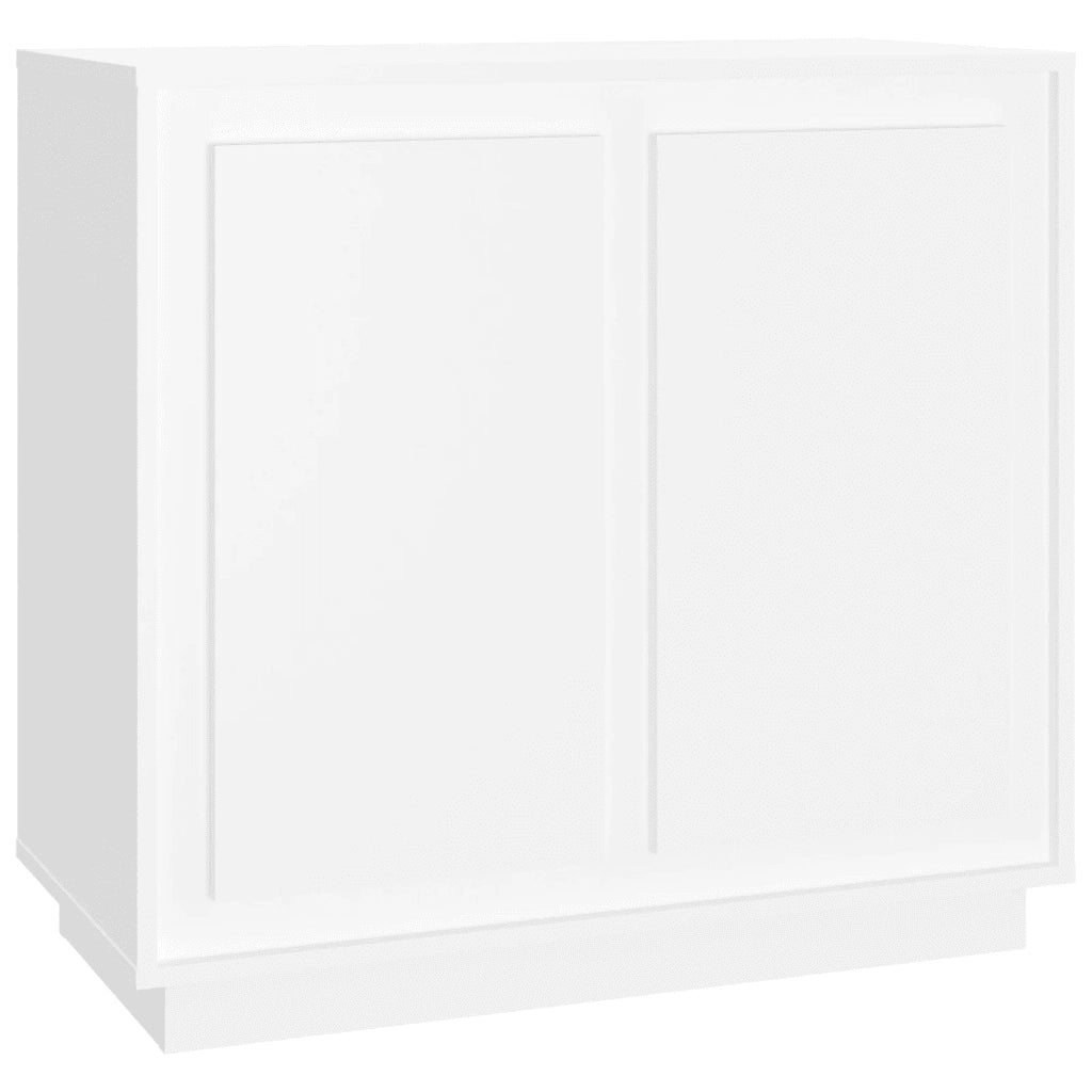 Credenza Bianca 80x34x75 cm in Legno Multistrato 819884