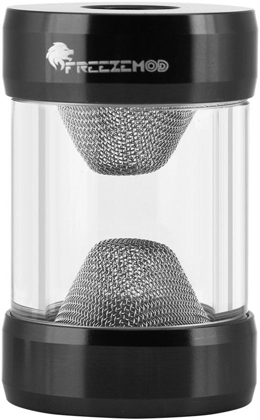Filtro di raffreddamento acqua G1/4'' - Forma a imbuto - Alluminio/PMMA - Filtro fine - Raffreddamento computer - Pomp di sicurezza - Filtro del sistema di raffreddamento