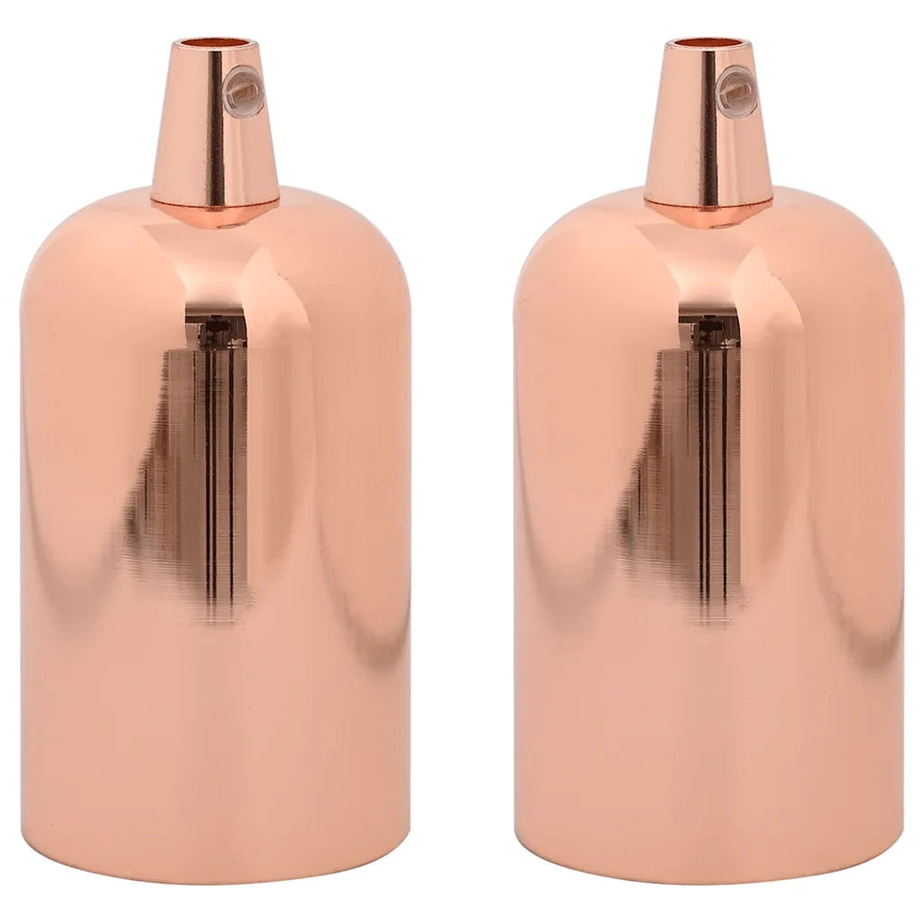 Portalampada 2 pz Oro Rosa E27 4106531