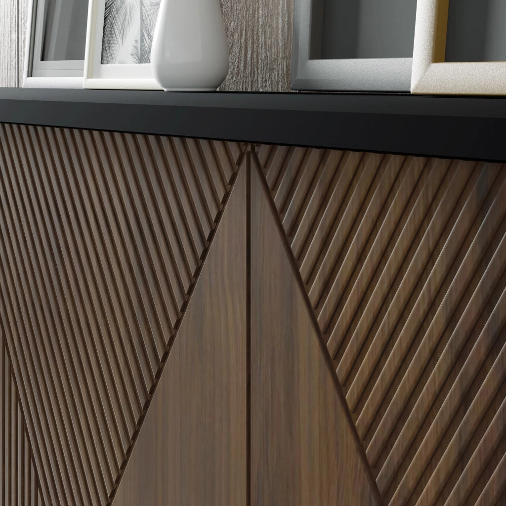 MOBILE WOODY IV 4P 180 NERO OPACO ROVERE CATANIA