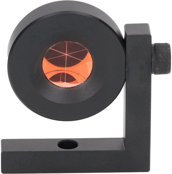 Stazione Totale Reclinabile Prisma - Materiale Koper/Glas - Diametro 25,4 mm - Offset - Misurazione Precisa - Portata di Misura fino a 800 metri - Prisma di Misura