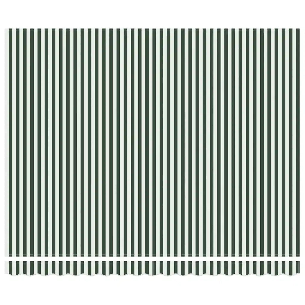 Telo di ricambio per tenda da sole Verde e Bianco 380 x 295 cm 42000658