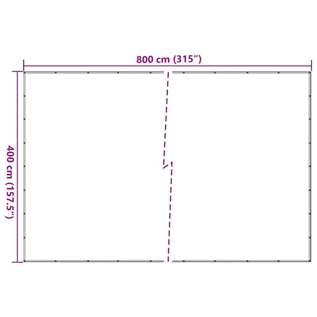Rete per Container in HDPE 4x8 m Nera 145004
