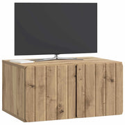 Mobile TV da Muro | Armadietto TV | Mobile Porta TV Rovere Artigianale 59,5 x 41 x 30 cm