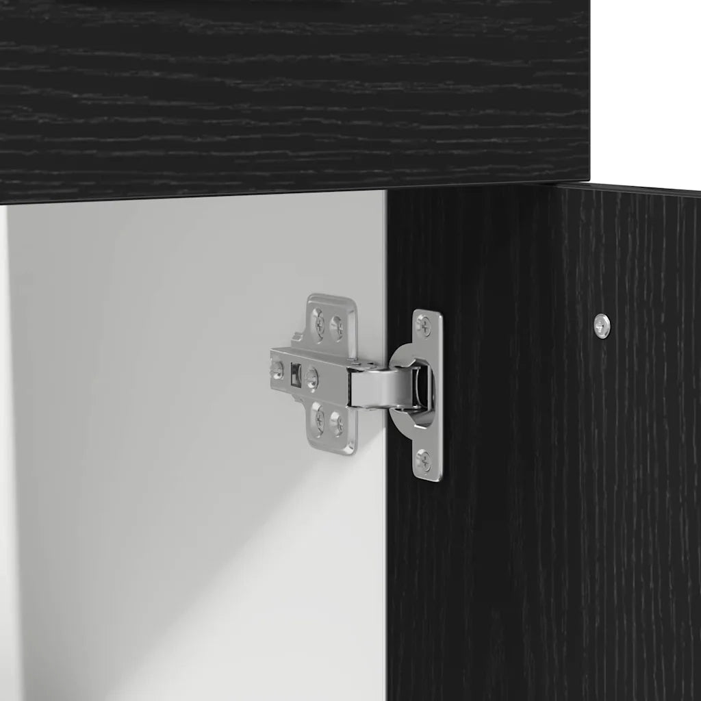 Armadio pensile Rovere Nero 30 x 46 x 81,5 cm Legno multistrato 863237
