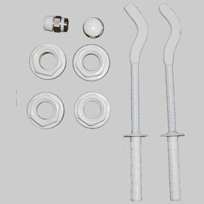 KIT PER RADIATORI COMPLETO DI MENSOLE  1 x 3/8     MADE IN ITALY