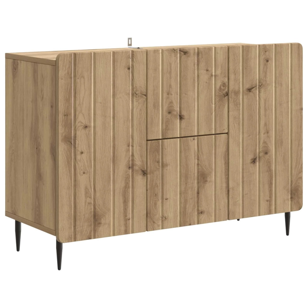 Credenza | Madia | Buffet da pranzo | Armadio da pranzo con cassetto Rovere Artigianale 89 x 34,5 x 62 cm