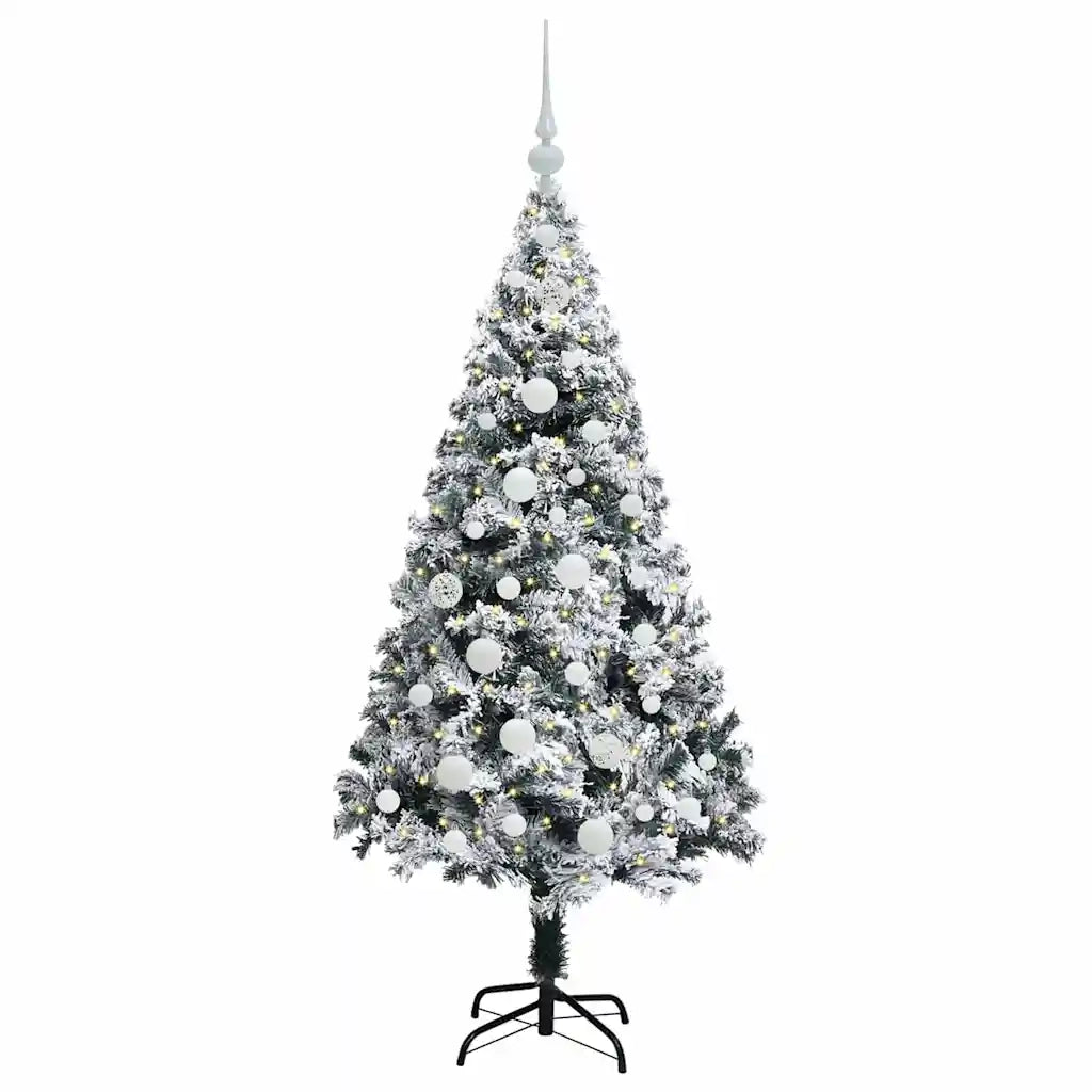Albero di Natale artificiale con 150 LED Bianco 150 cm 3396952