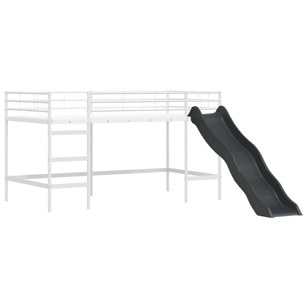 Struttura del letto loft per bambini Bianco e Rosa 100 x 200 cm 42020869