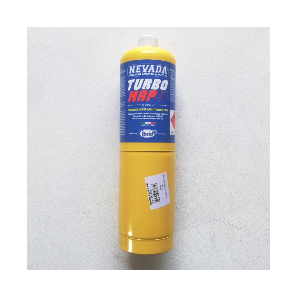 Bombola gas propilene turbo mapp 1lt / 400gr per kit saldatura