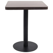 Tavolo da Bistrot Marrone Scuro 60x60 cm in MDF 286431