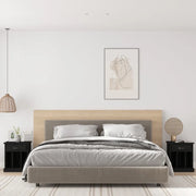 Comodini 2 pz Neri 43x36x50 cm 816347