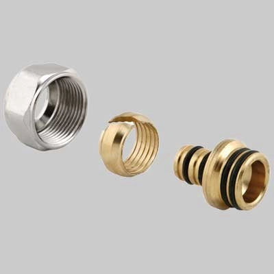 ADATTATORE TUBO MULTISTRATO PER VALVOLA MONOTUBO  16 x 2  24 x 1,5     ICMA