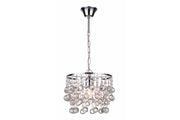 Lampada a sospensione London Crystal cromata E27 Ø25