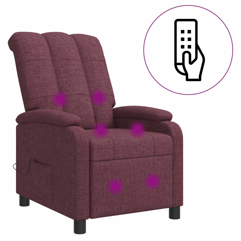 Poltrona Massaggiante Viola Tessuto 42034980