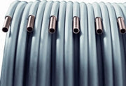 Conduttore in rame a spirale 22mm con avvolgimento a rullo da 25m