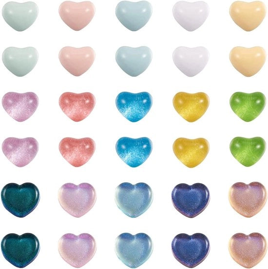 Set di cabochons in resina per DIY Scrapbooking e accessori - 60 pezzi