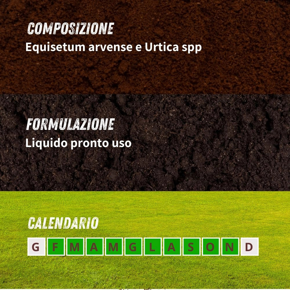 LIQUIDO PROTEZIONE TOTALE 'EQUISETUM E URTICA' Ml. 750  - VITHAL