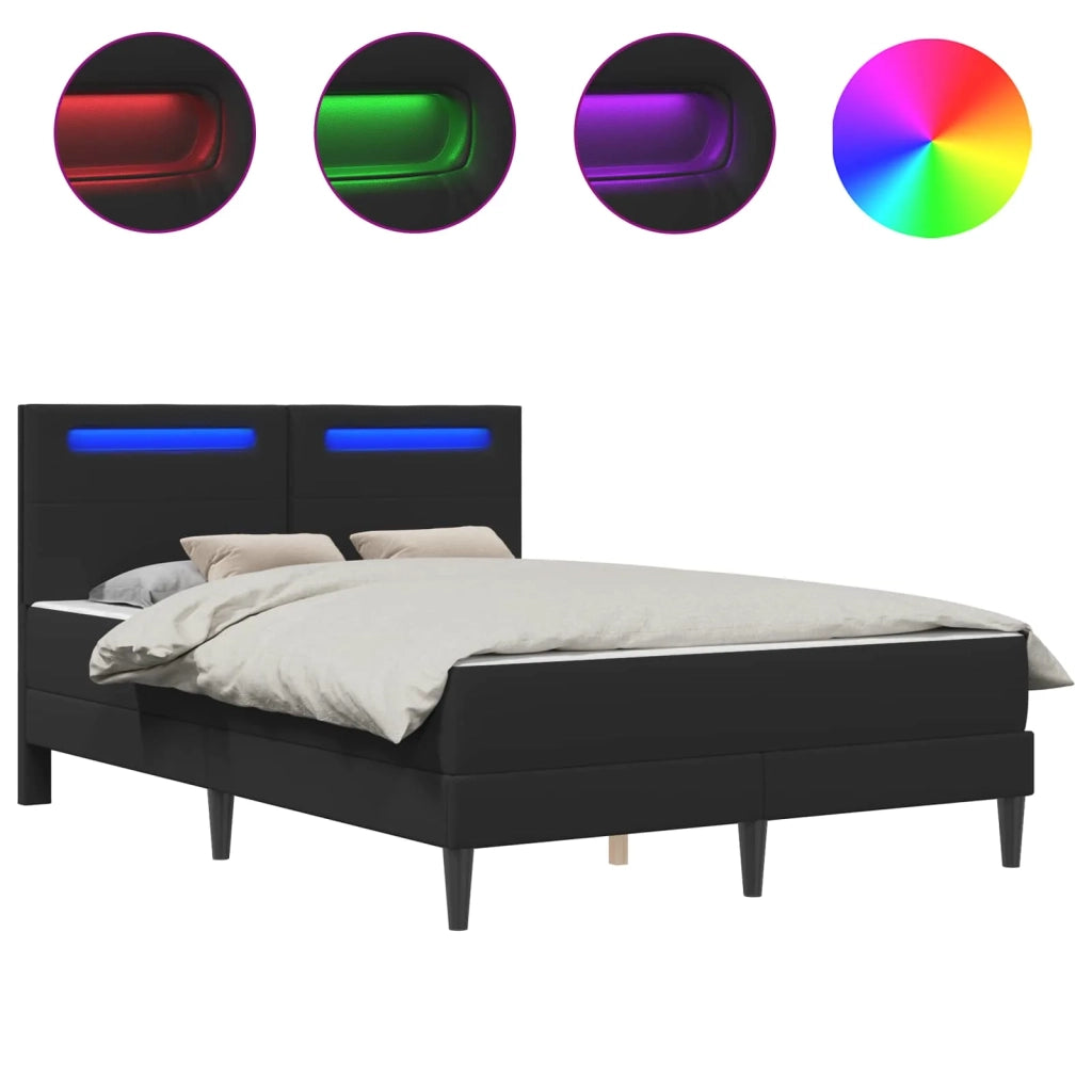 Struttura del letto con strisce LED 2 pcs Similpelle 3414992