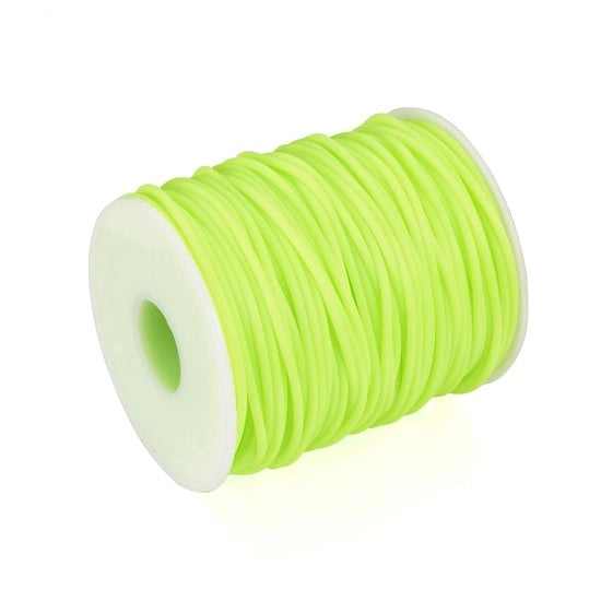 Cavo in PVC/Rubero da 50 m - Corda in gomma - Diametro 2 mm - Tubo di plastica - Duraturo/Flessibile