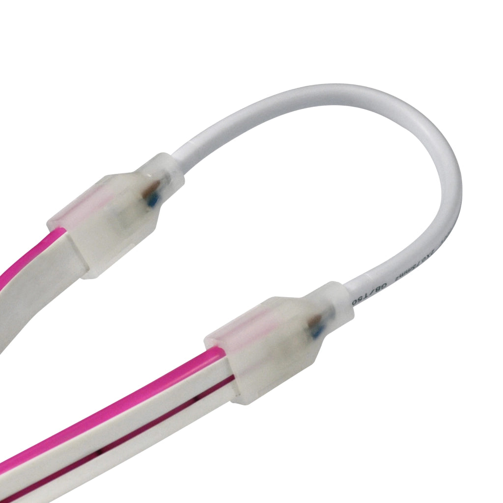 Connettore angolare Neon LED 12mm 2pin 12-24V Polux