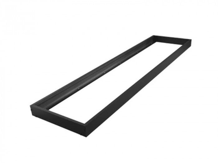Cornice pannello LED a scatto nera 120x30 Ecolight