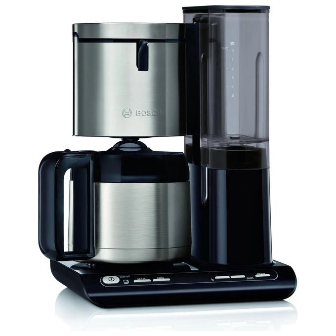 Bosch TKA8A683 Styline Macchina da caffe' con Filtro Caraffa Termica 1,1 L 8 tazze 1100 W colore Nero