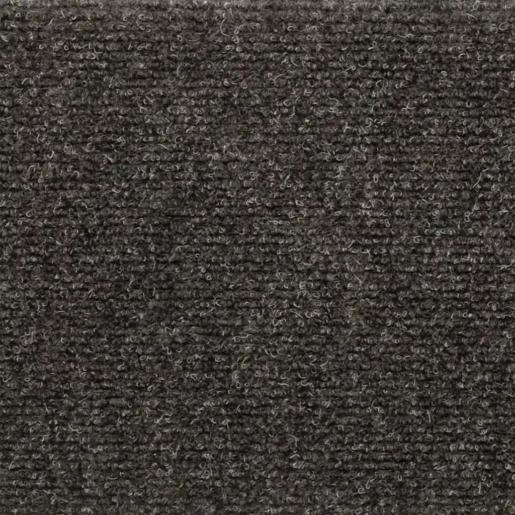 Tappetini per scale autoadesivi 30 pz 65x21x4 cm Antracite Bordo rettangolare 3365699