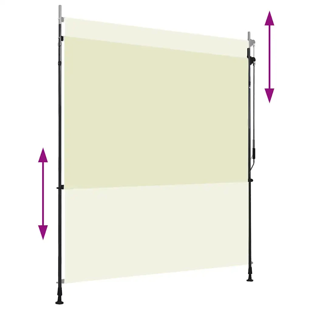 Tenda a Rullo per Esterni 200x270 cm Crema 145942