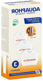 Filterpatroon per AQUAPHOR MAXPHOR+ H - Pacchetto da 3 pezzi con protezione calcica aggiuntiva