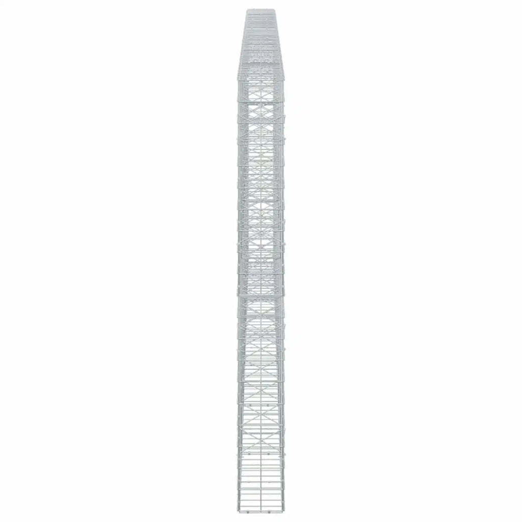 Gabione con Filo da 3,5 mm e Rete da 10x10 cm 650x20x200 cm 3463159