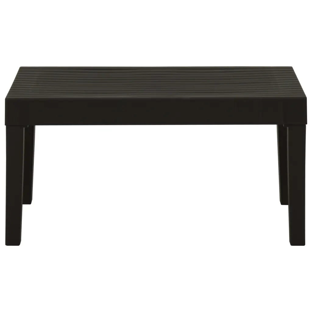 Set Divani da Giardino con Cuscini 3 pz in Plastica Grigio 3059828