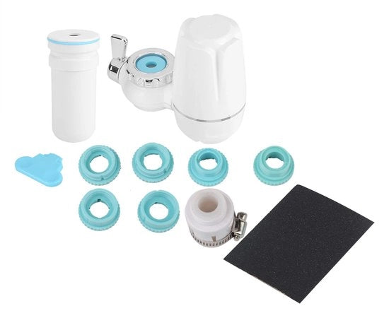 Pulitore di Pozzo con Core Ceramico - Facile da Installare - Bianco - Lavabile - Adatto per Diversi Livelli di Pressione dell'Acqua