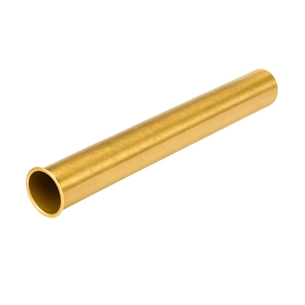 CANOTTO IN OTTONE CON FLANGIA- D. 26x300 Dorato/ Flangia 1- DEBOR- pezzi 1