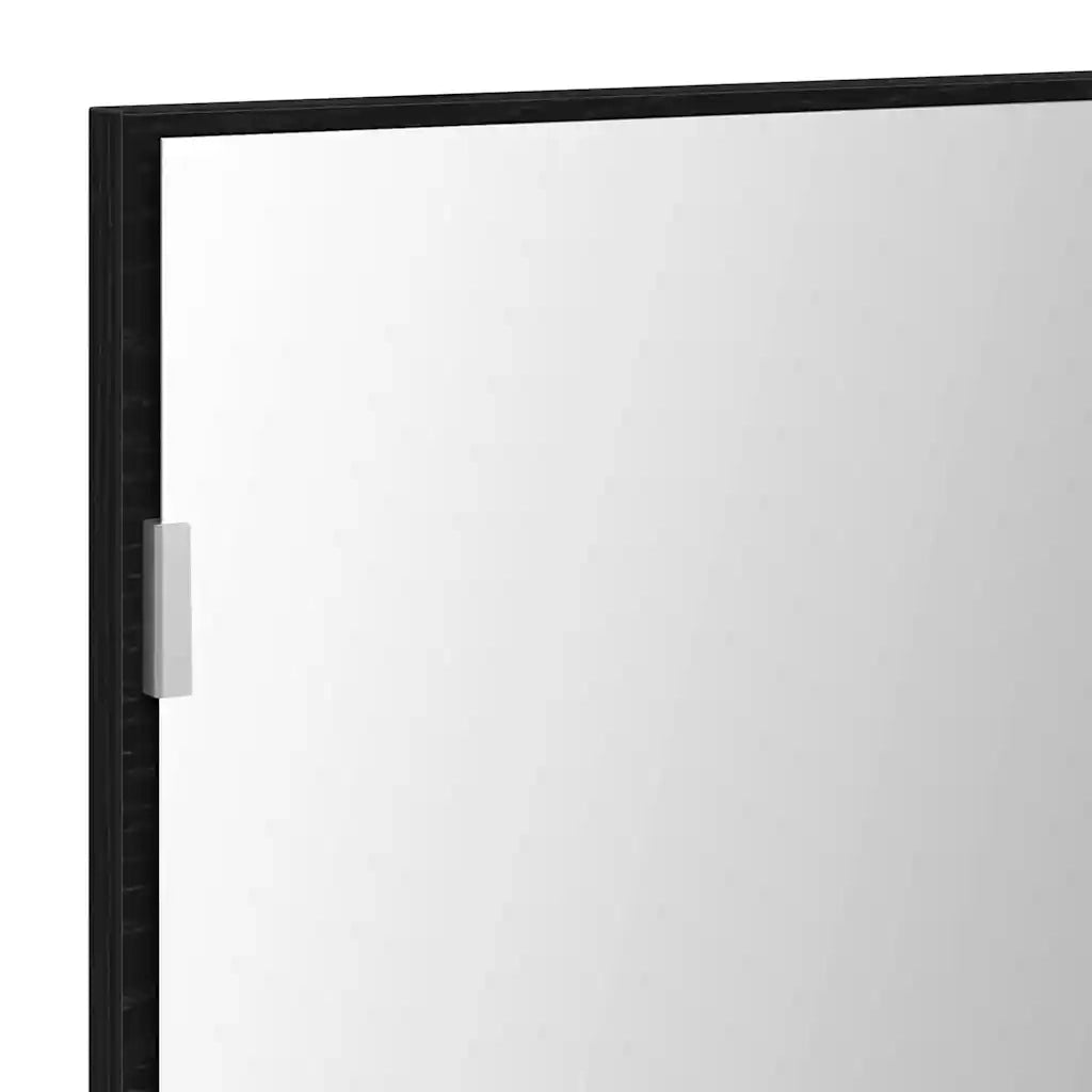 Specchio Rovere nero 80 x 37 cm Vetro e Legno Ingegnerizzato 863308