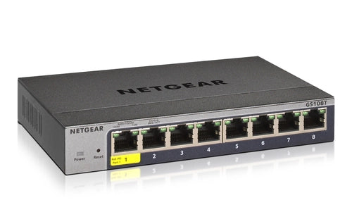 Netgear gs108t gestito l2 gigabit ethernet (10/100/1000) grigio - GS108T-300PES